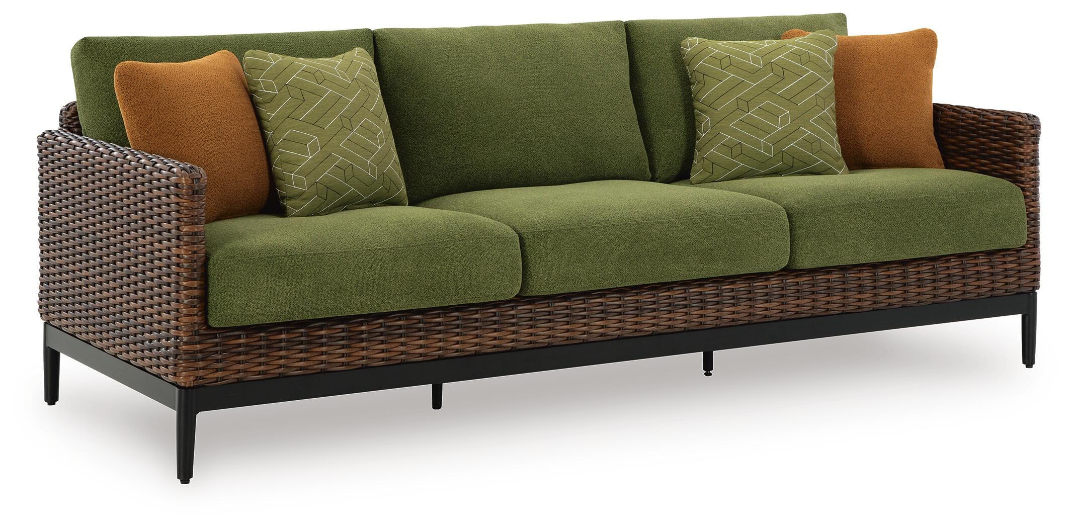 Horizon Hall Outdoor Sofa, 2 Lounge Chairs and 2 Ottomans