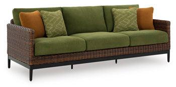 Horizon Hall Outdoor Sofa with Cushion Signature Design by Ashley® Outdoor