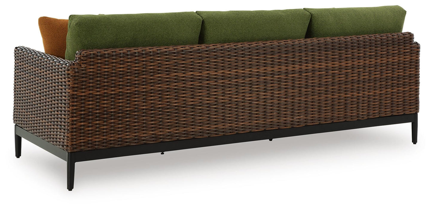 Horizon Hall Outdoor Sofa, 2 Lounge Chairs and 2 Ottomans