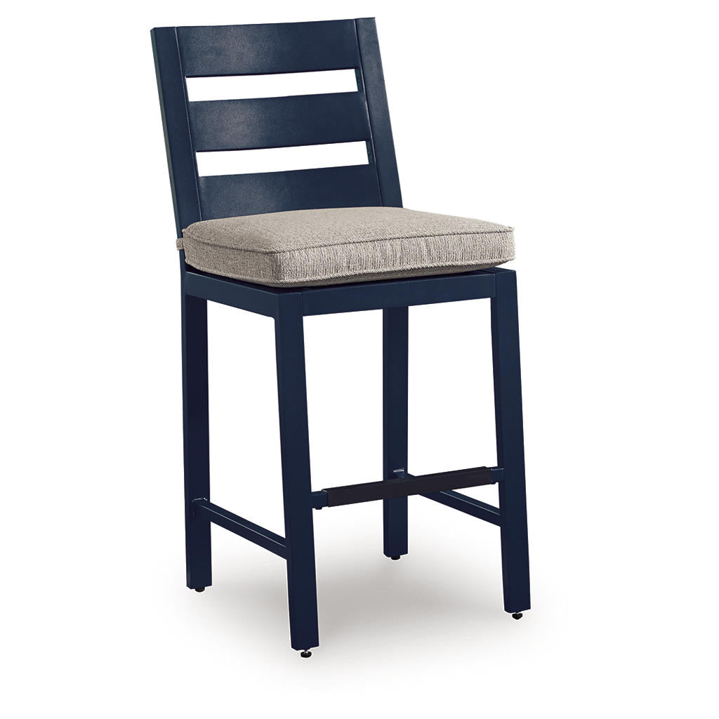 East Beach Outdoor Counter Height Bar Stool (Set of 2) Signature Design by Ashley® Outdoor