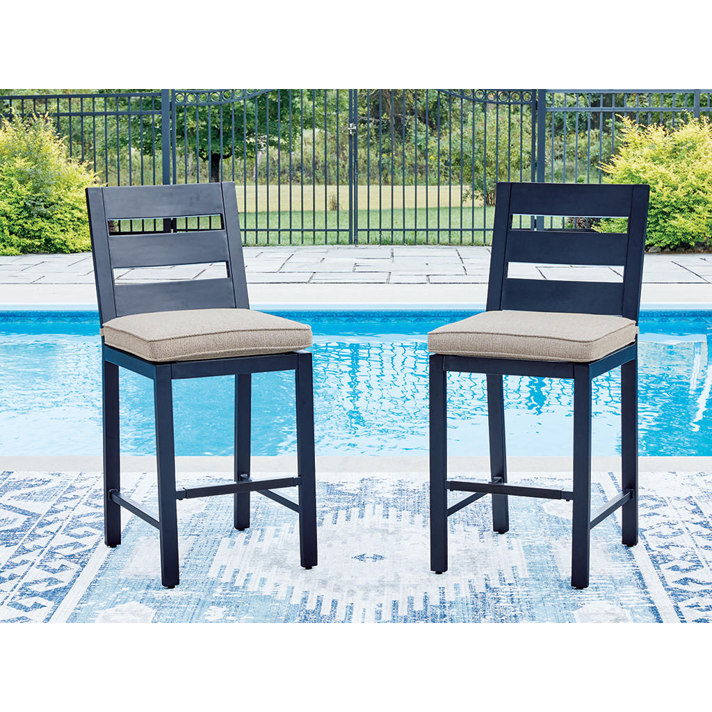 East Beach Outdoor Counter Height Bar Stool (Set of 2) Signature Design by Ashley® Outdoor