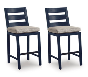 East Beach Outdoor Counter Height Bar Stool (Set of 2) Signature Design by Ashley® Outdoor