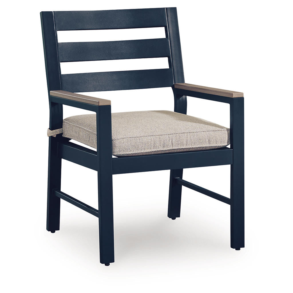 East Beach Outdoor Arm Chair with Cushion (Set of 2) Signature Design by Ashley® Outdoor