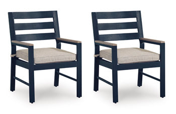 East Beach Outdoor Arm Chair with Cushion (Set of 2) Signature Design by Ashley® Outdoor