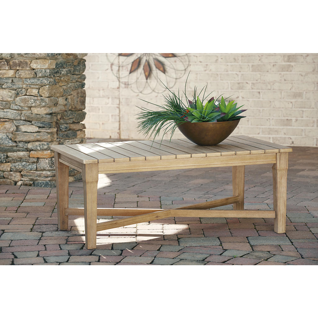Carter Hall Outdoor Coffee Table Signature Design by Ashley® Tables