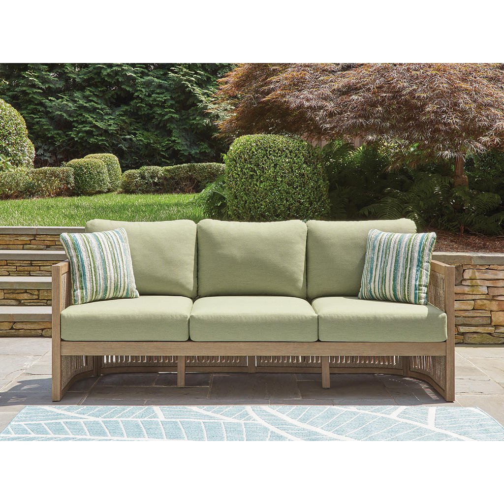 Serena Shores Outdoor Sofa with Cushion Signature Design by Ashley® Outdoor