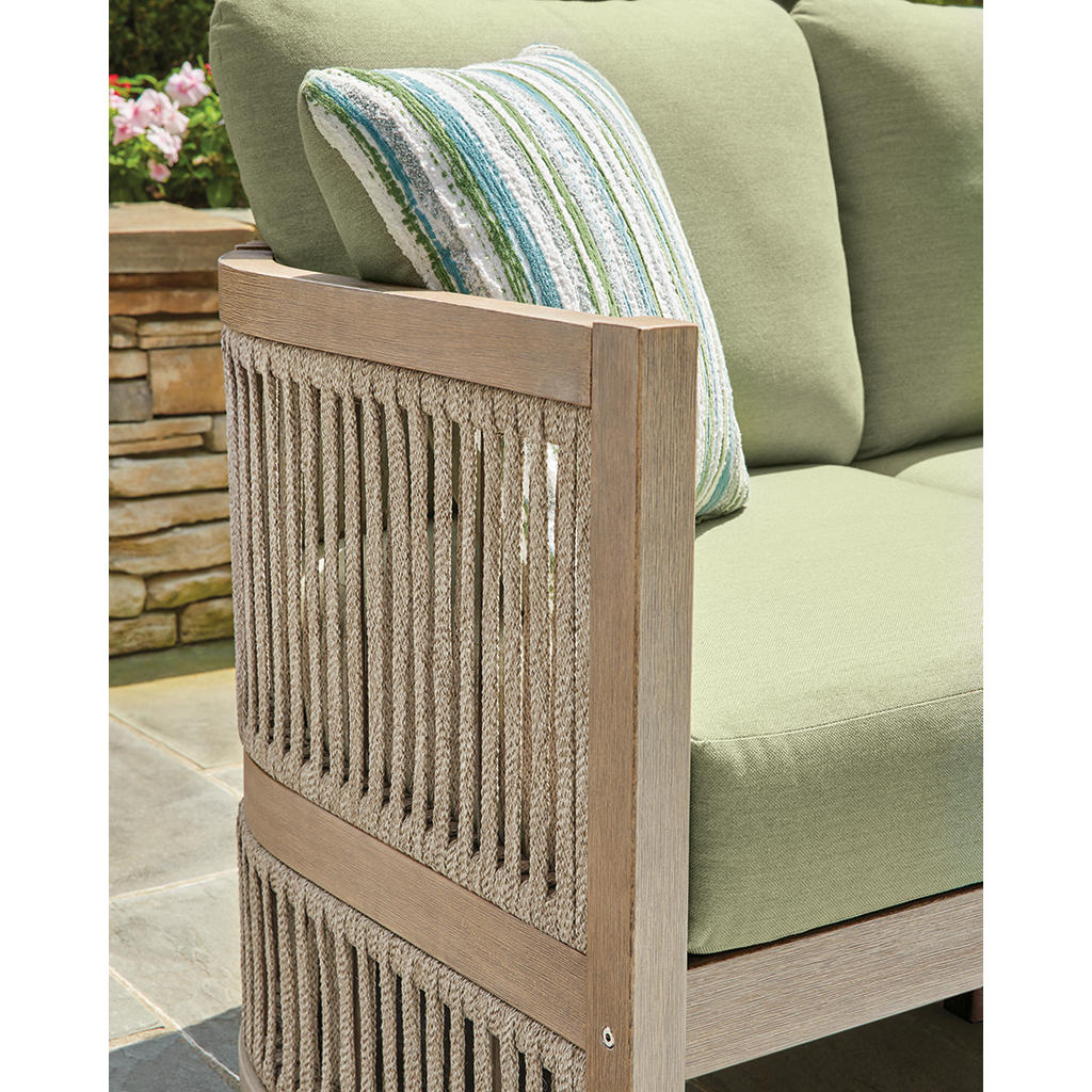 Serena Shores Outdoor Sofa with Cushion Signature Design by Ashley® Outdoor