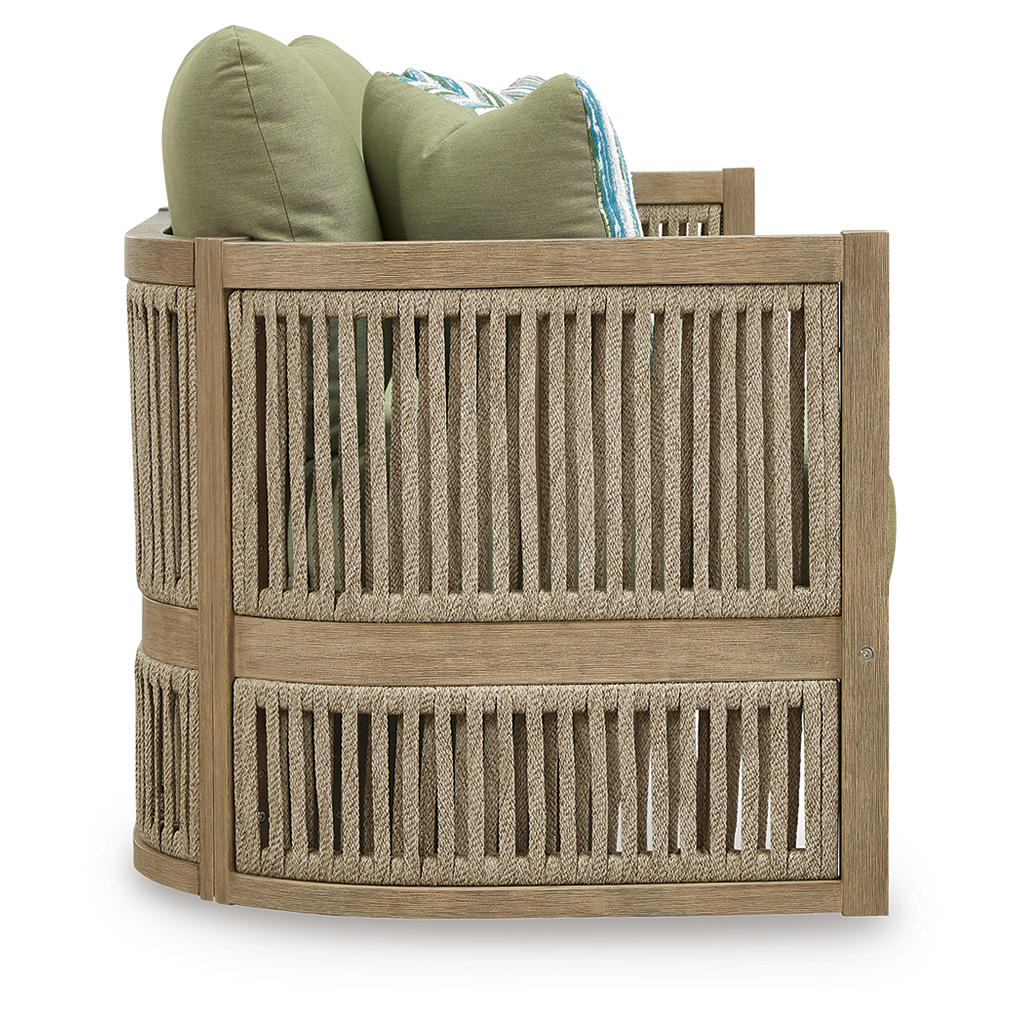 Serena Shores Outdoor Sofa with Cushion Signature Design by Ashley® Outdoor