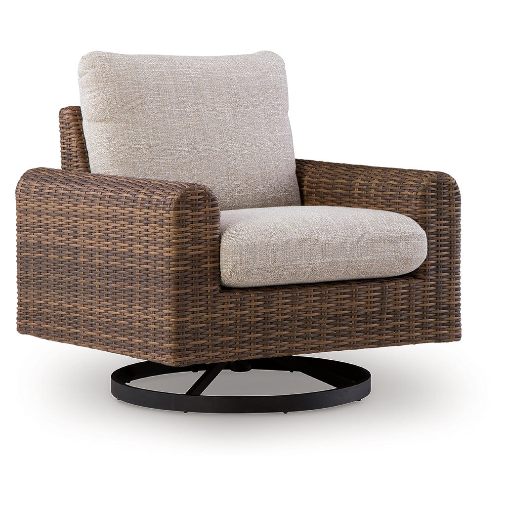 Dolan Creek Outdoor Swivel Lounge Chair with Cushion Signature Design by Ashley® Outdoor