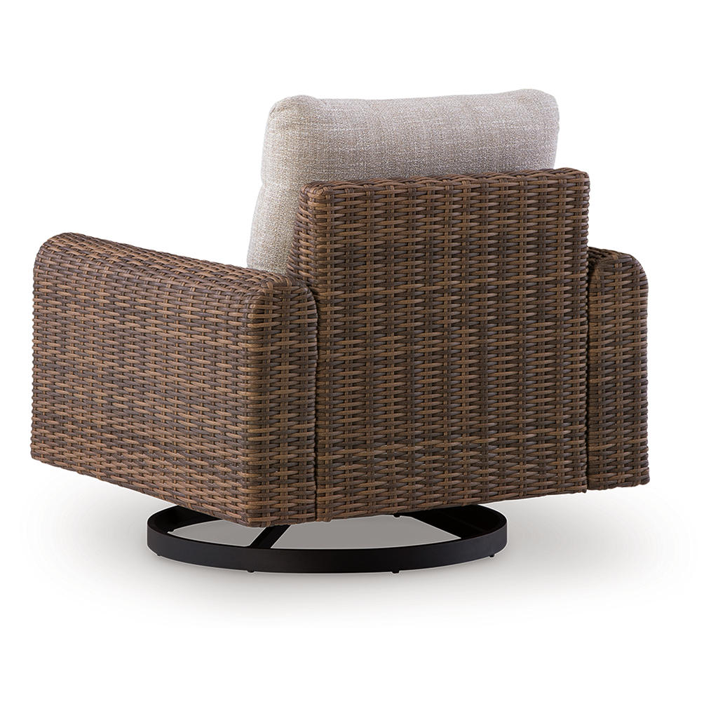 Dolan Creek Outdoor Swivel Lounge Chair with Cushion Signature Design by Ashley® Outdoor