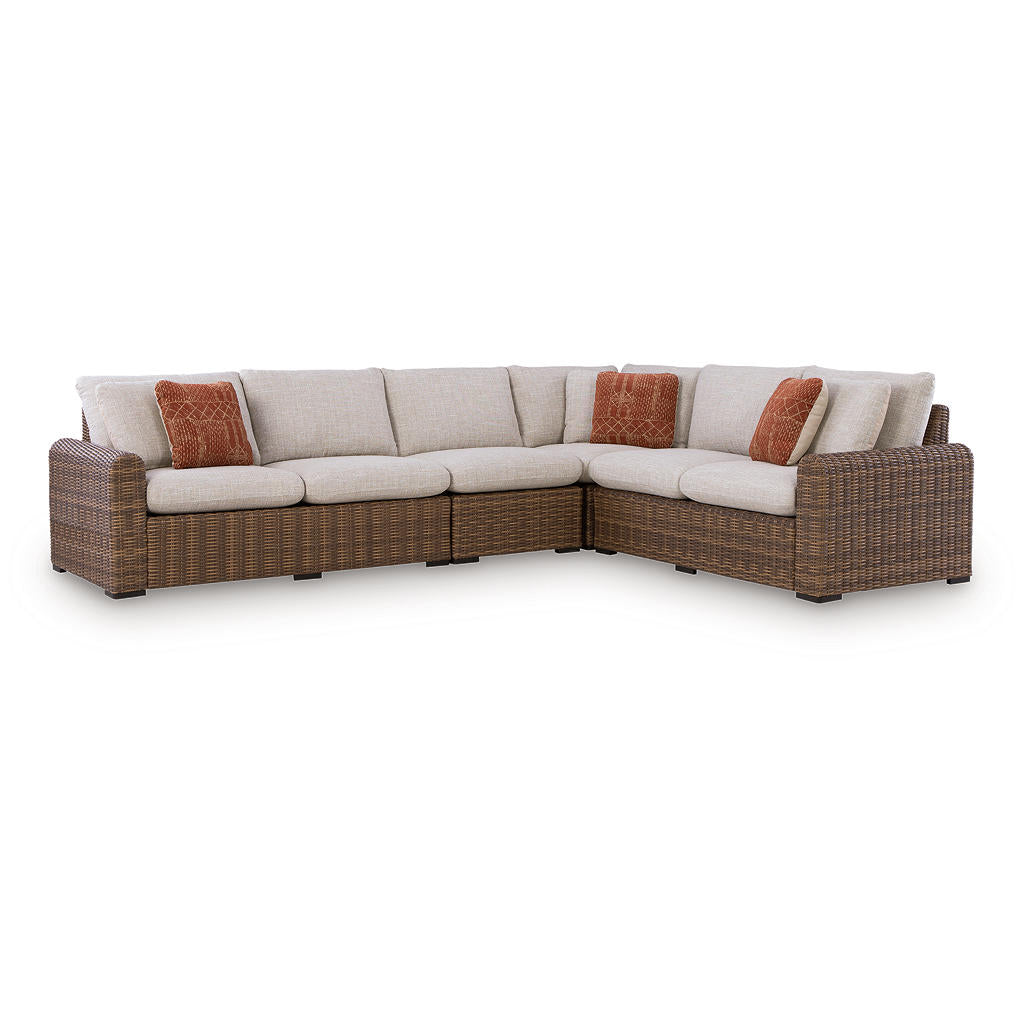 Dolan Creek 4-Piece Outdoor Sectional Signature Design by Ashley® Outdoor