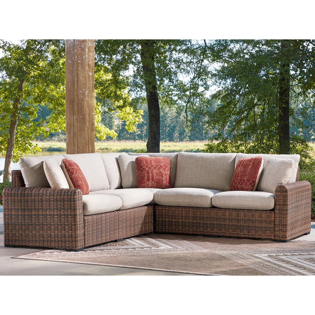 Dolan Creek 3-Piece Outdoor Sectional Signature Design by Ashley® Outdoor