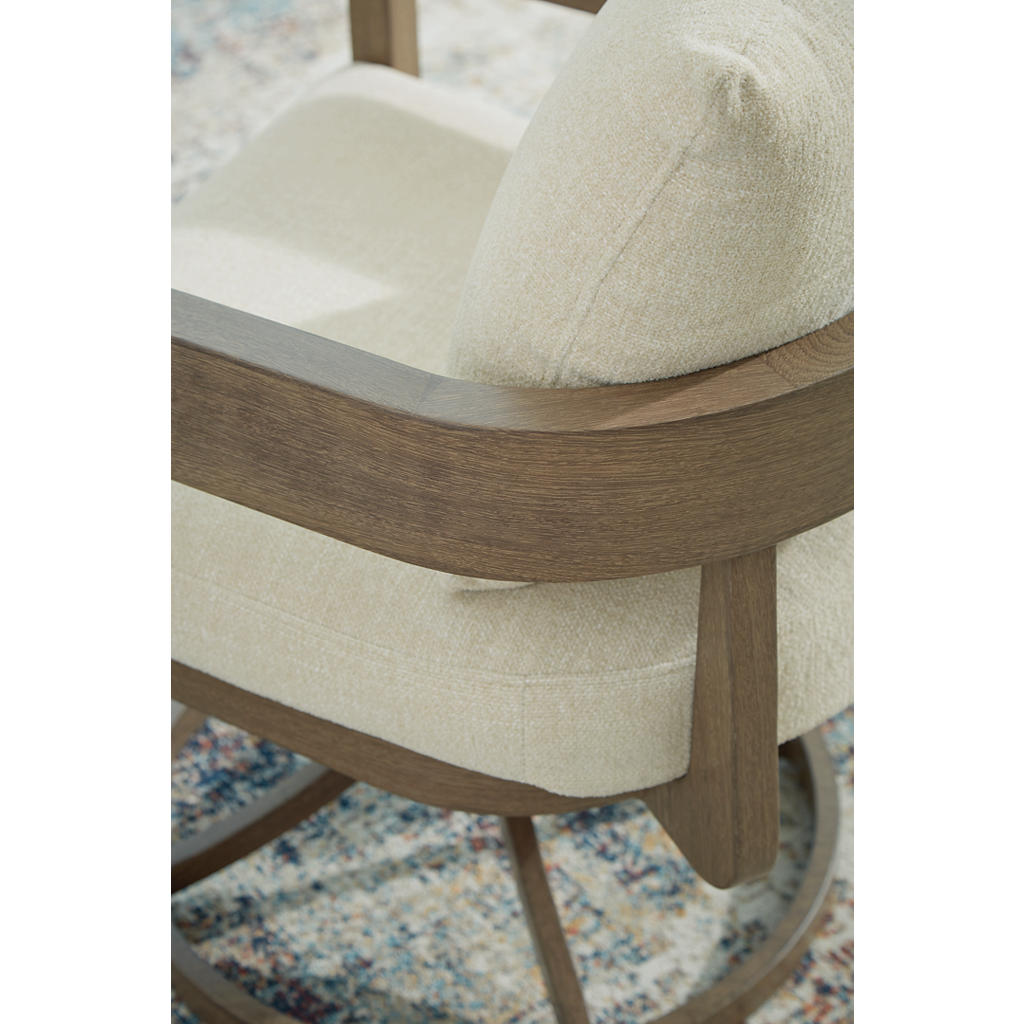 Serene Bay Outdoor Swivel Dining Chair with Cushion (Set of 2) Signature Design by Ashley® Outdoor