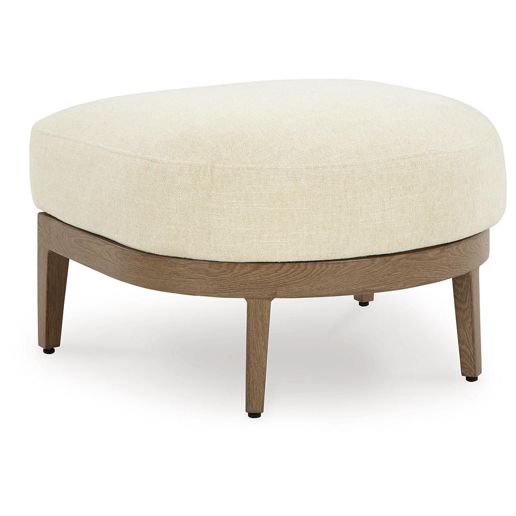 Serene Bay Outdoor Ottoman with Cushion Signature Design by Ashley® Outdoor
