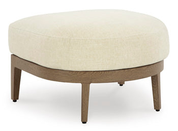 Serene Bay Outdoor Ottoman with Cushion Signature Design by Ashley® Outdoor