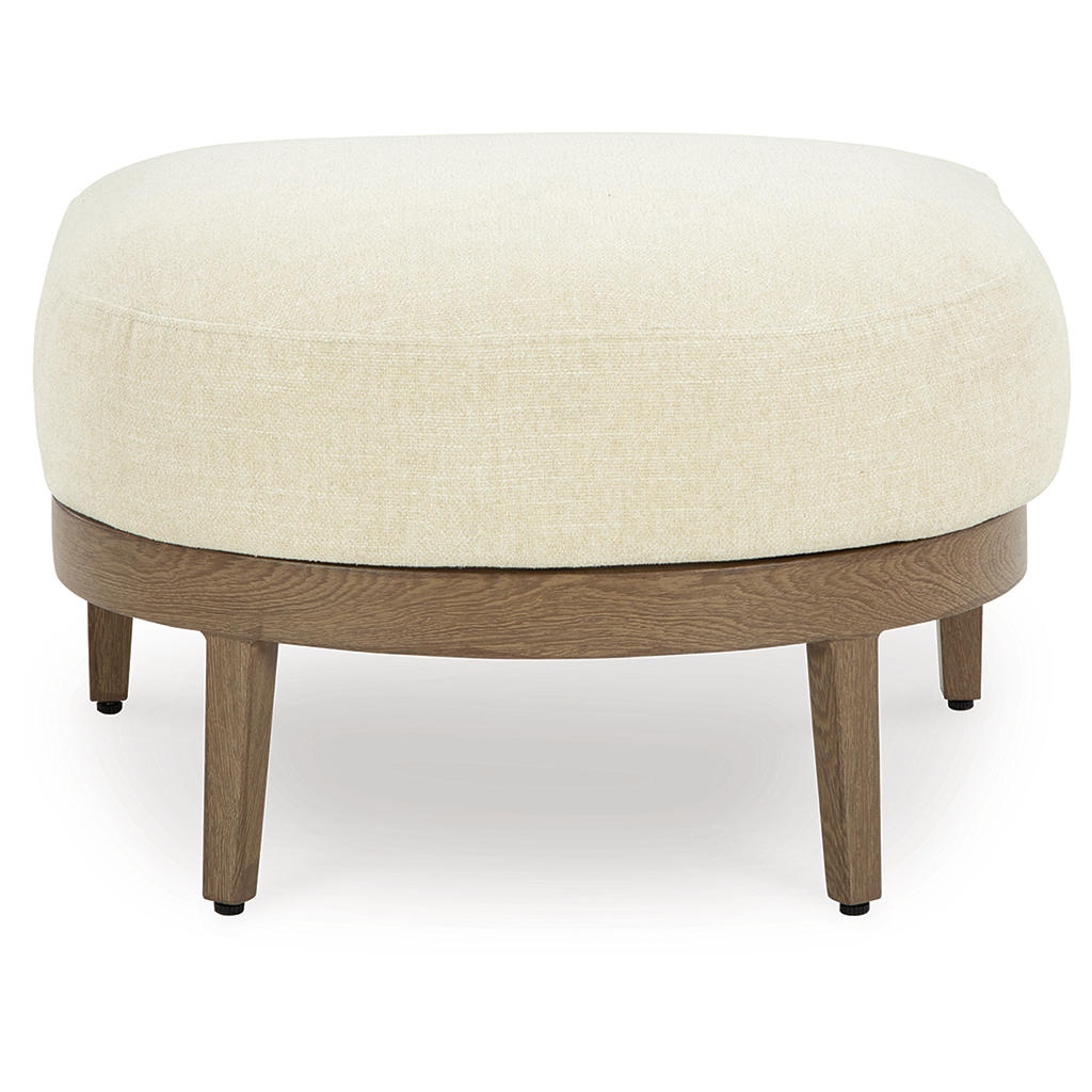 Serene Bay Outdoor Ottoman with Cushion Signature Design by Ashley® Outdoor