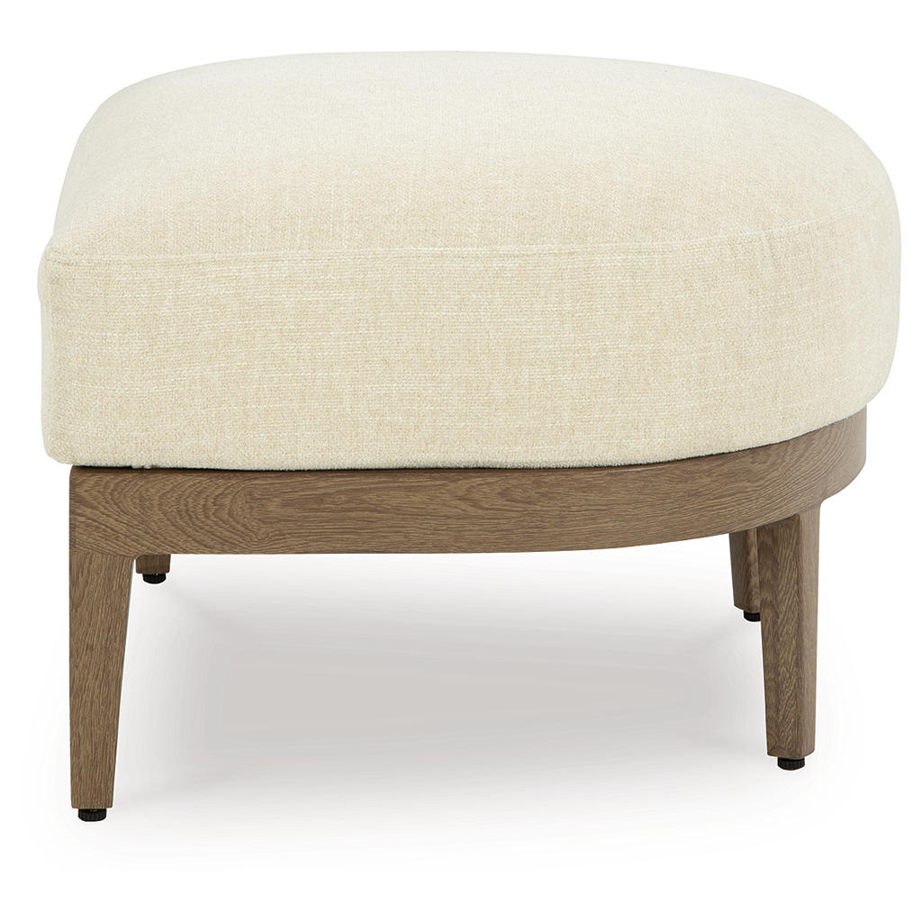 Serene Bay Outdoor Ottoman with Cushion Signature Design by Ashley® Outdoor