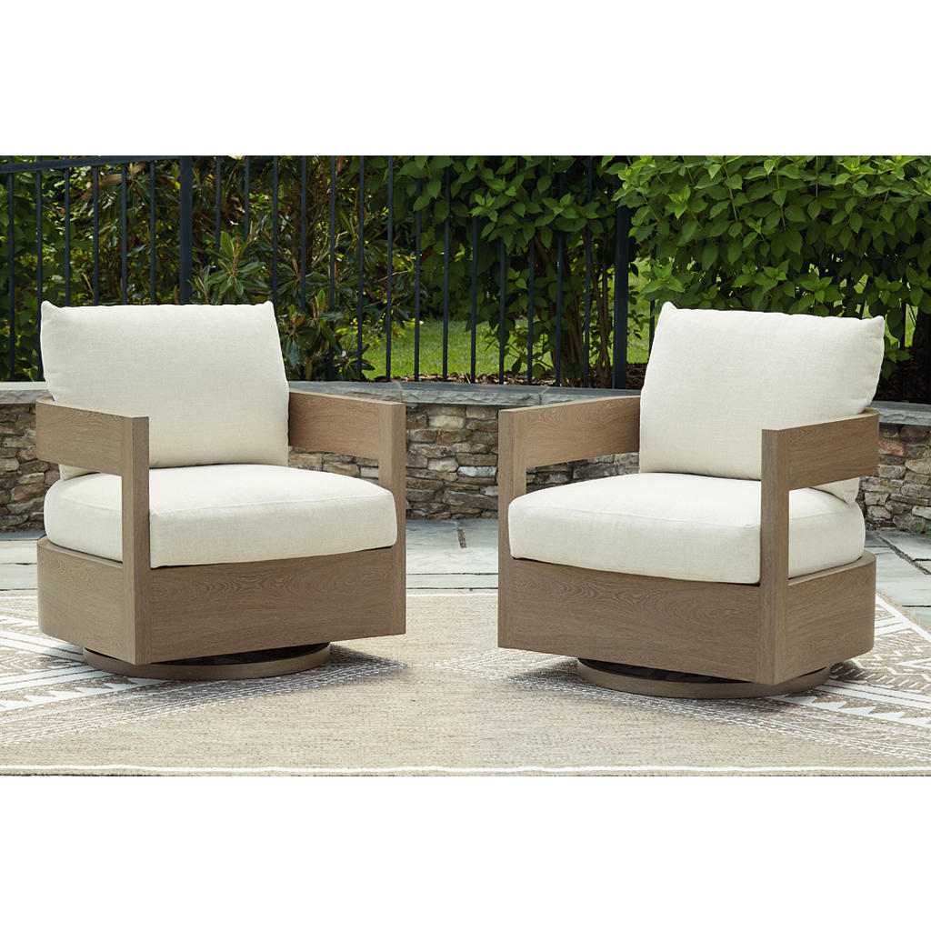 Serene Bay Outdoor Swivel Glider Chair with Cushion Signature Design by Ashley® Outdoor