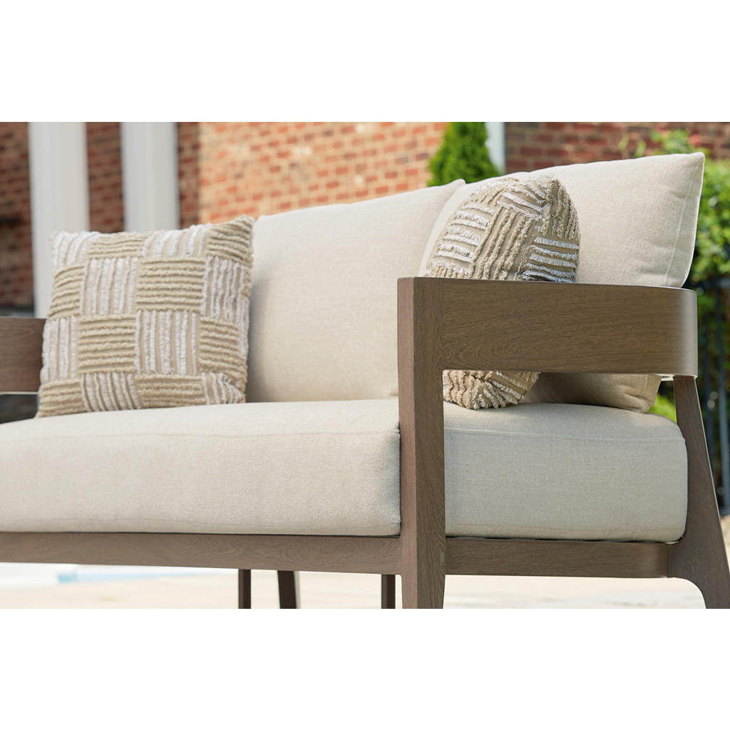 Serene Bay Outdoor Loveseat with Cushion Signature Design by Ashley® Outdoor