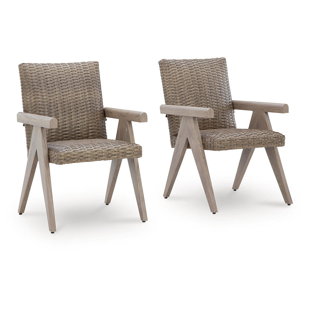 Cliff Trails Outdoor Arm Chair (Set of 2) Signature Design by Ashley® Outdoor