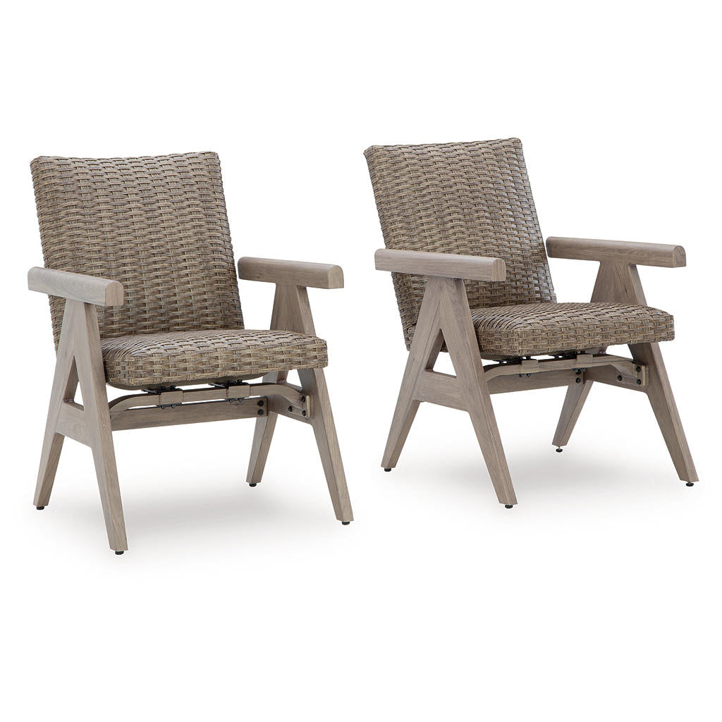 Cliff Trails Outdoor Rocking Arm Chair (Set of 2) Signature Design by Ashley® Outdoor