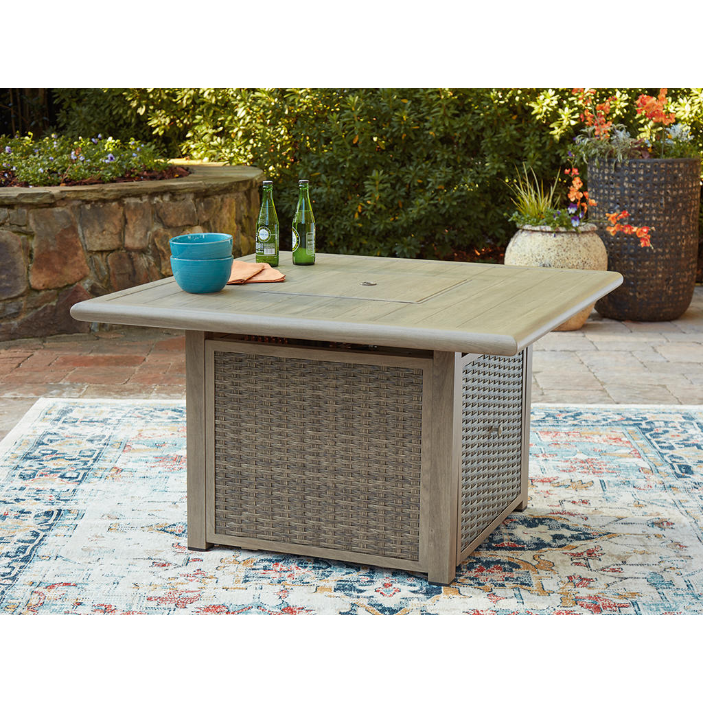 Cliff Trails Fire Pit Table Signature Design by Ashley® Outdoor