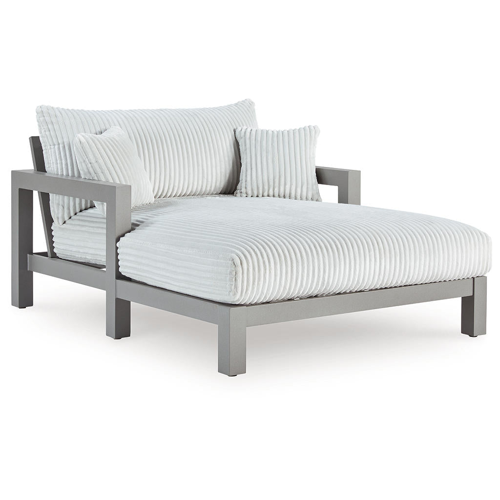 Hurley Park Outdoor Chaise Lounge with Cushion Signature Design by Ashley® Outdoor