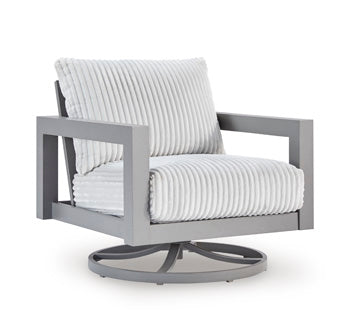 Hurley Park Outdoor Swivel Chair with Cushion Signature Design by Ashley® Outdoor
