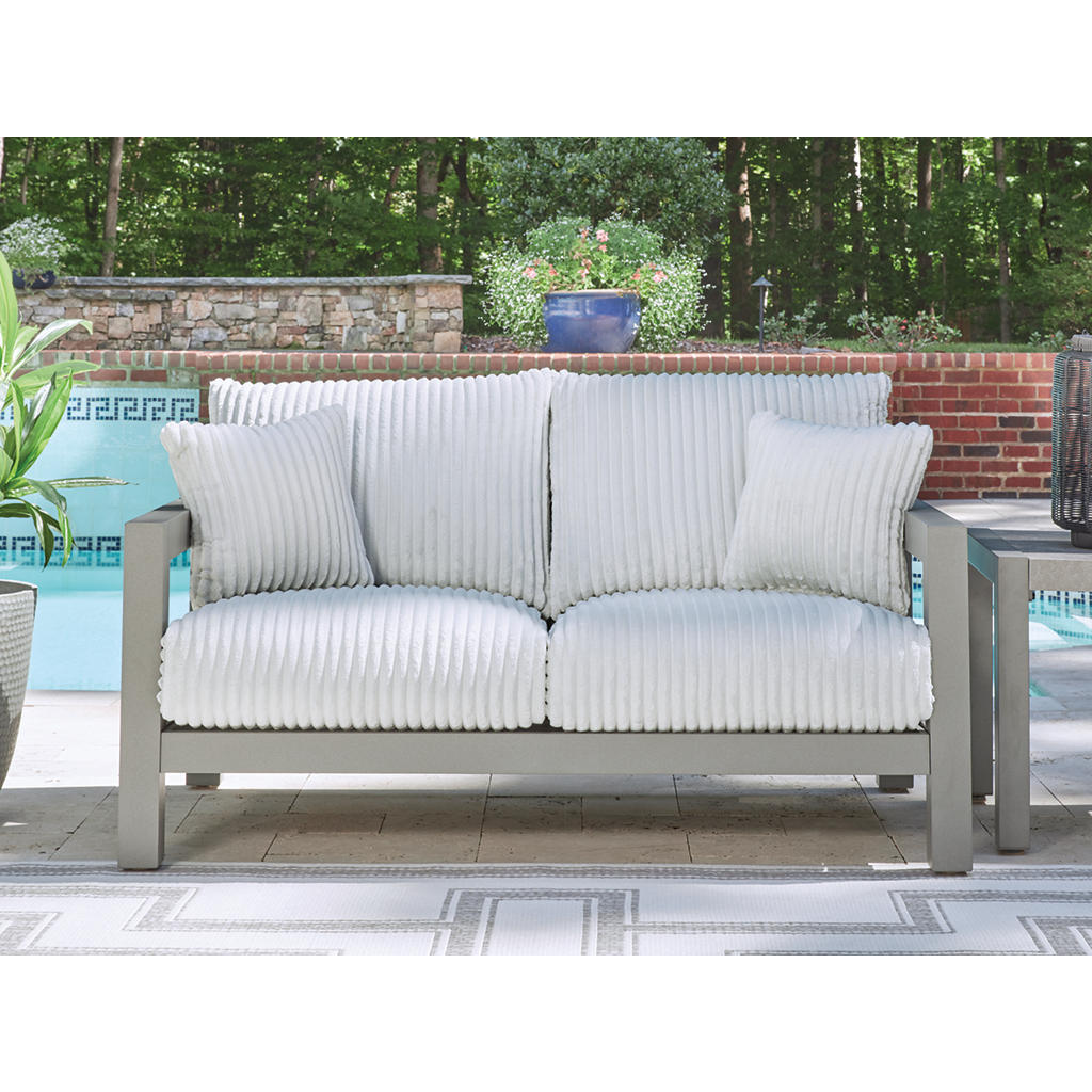 Hurley Park Outdoor Loveseat with Cushion Signature Design by Ashley® Outdoor