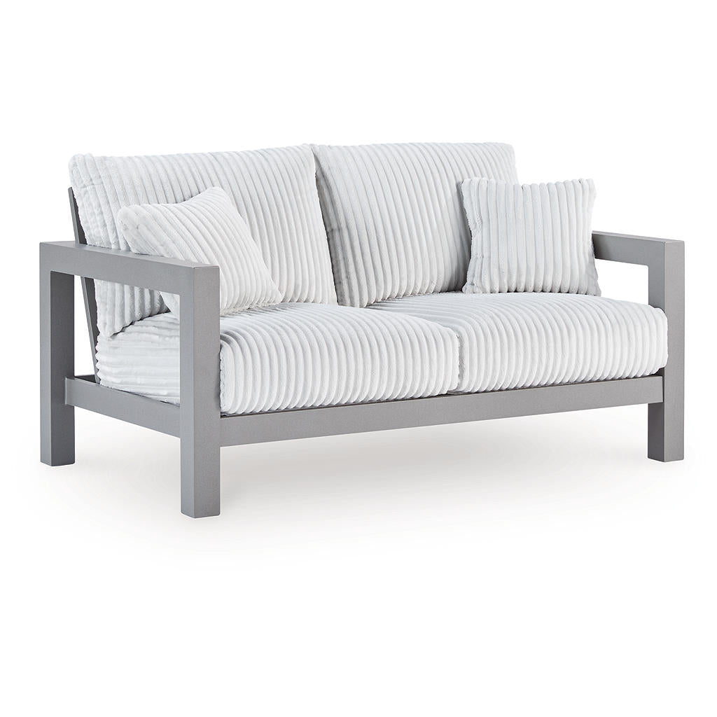 Hurley Park Outdoor Loveseat with Cushion Signature Design by Ashley® Outdoor