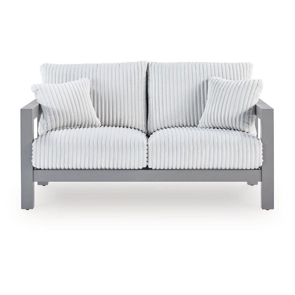 Hurley Park Outdoor Loveseat with Cushion Signature Design by Ashley® Outdoor