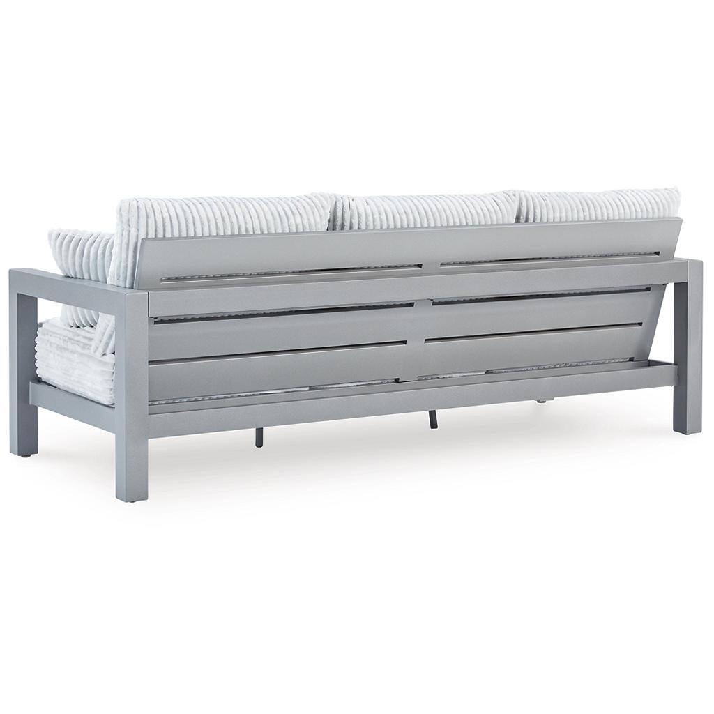 Hurley Park Outdoor Sofa with Cushion — Gray Signature Design by Ashley® Outdoor