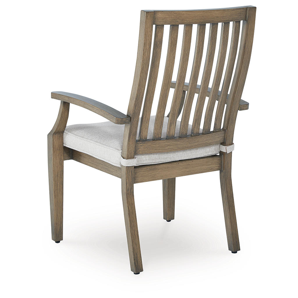 Rainier Ranch Outdoor Arm Chair with Cushion (Set of 2) Signature Design by Ashley® Outdoor