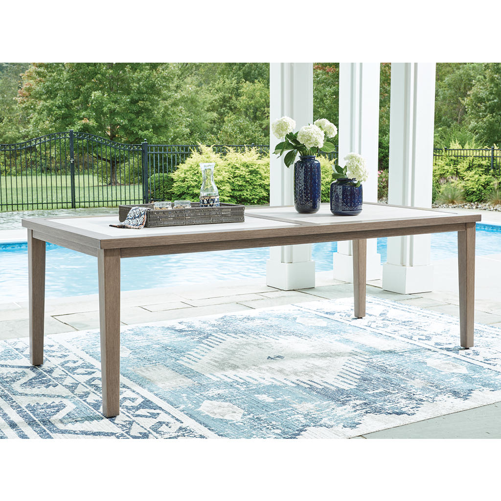 Rainier Ranch Outdoor Dining Table Signature Design by Ashley® Outdoor