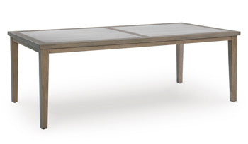 Rainier Ranch Outdoor Dining Table Signature Design by Ashley® Outdoor