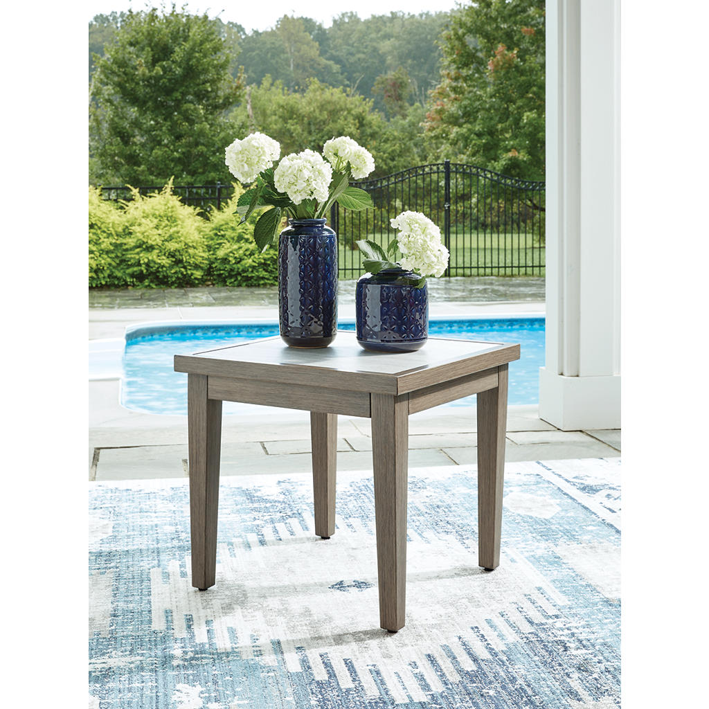 Rainier Ranch Outdoor End Table Signature Design by Ashley® Tables