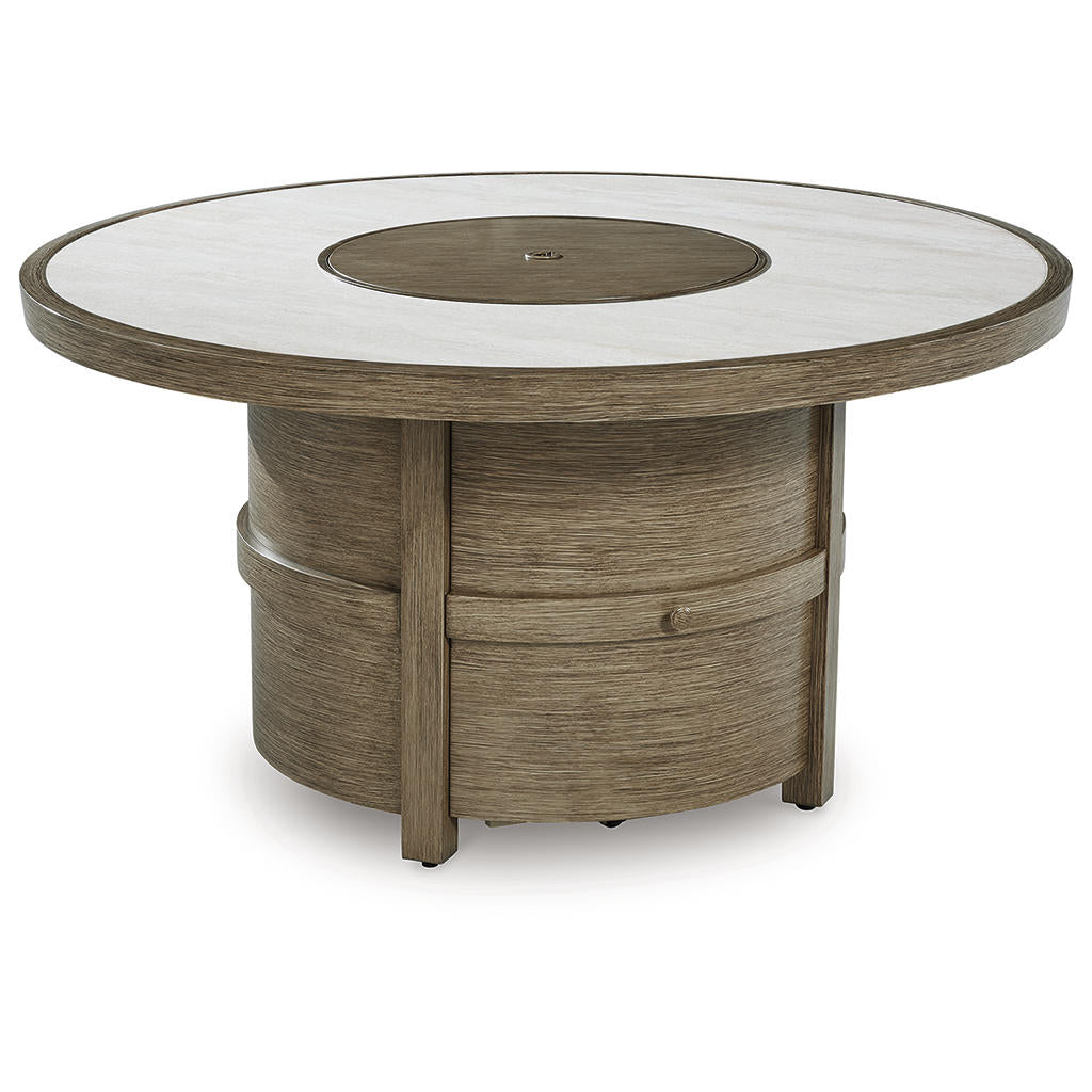 Rainier Ranch Fire Pit Table Signature Design by Ashley® Outdoor