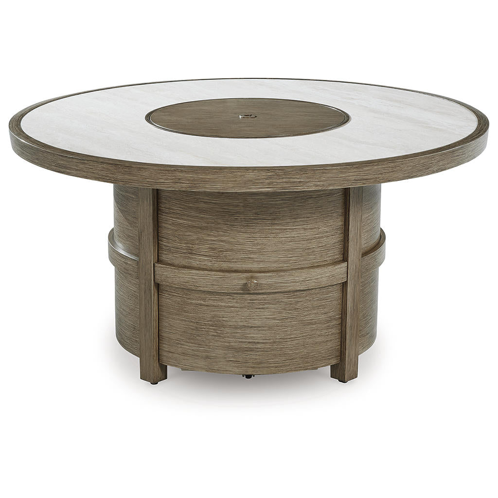 Rainier Ranch Fire Pit Table Signature Design by Ashley® Outdoor