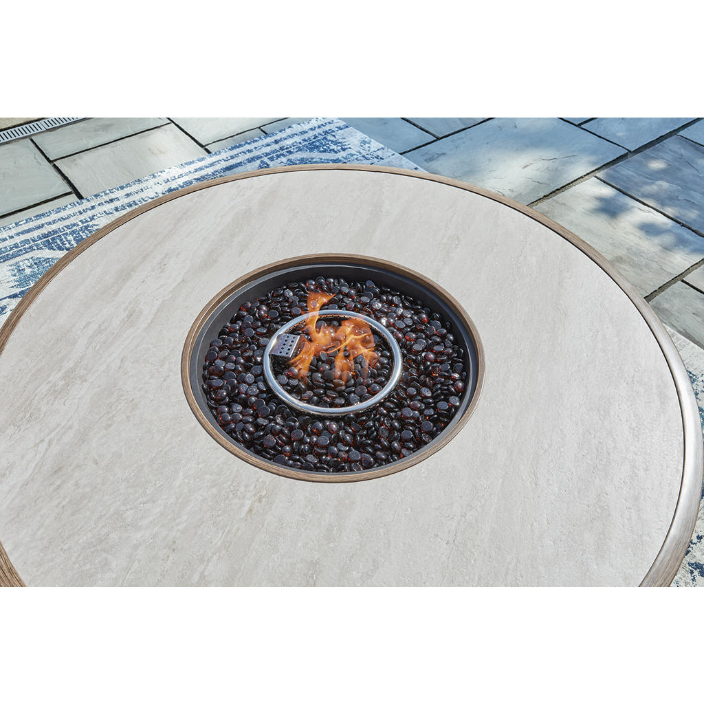 Rainier Ranch Fire Pit Table Signature Design by Ashley® Outdoor