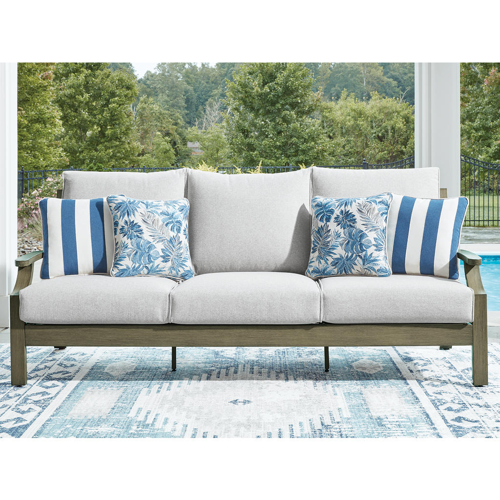 Rainier Ranch Outdoor Sofa with Cushion Signature Design by Ashley® Outdoor