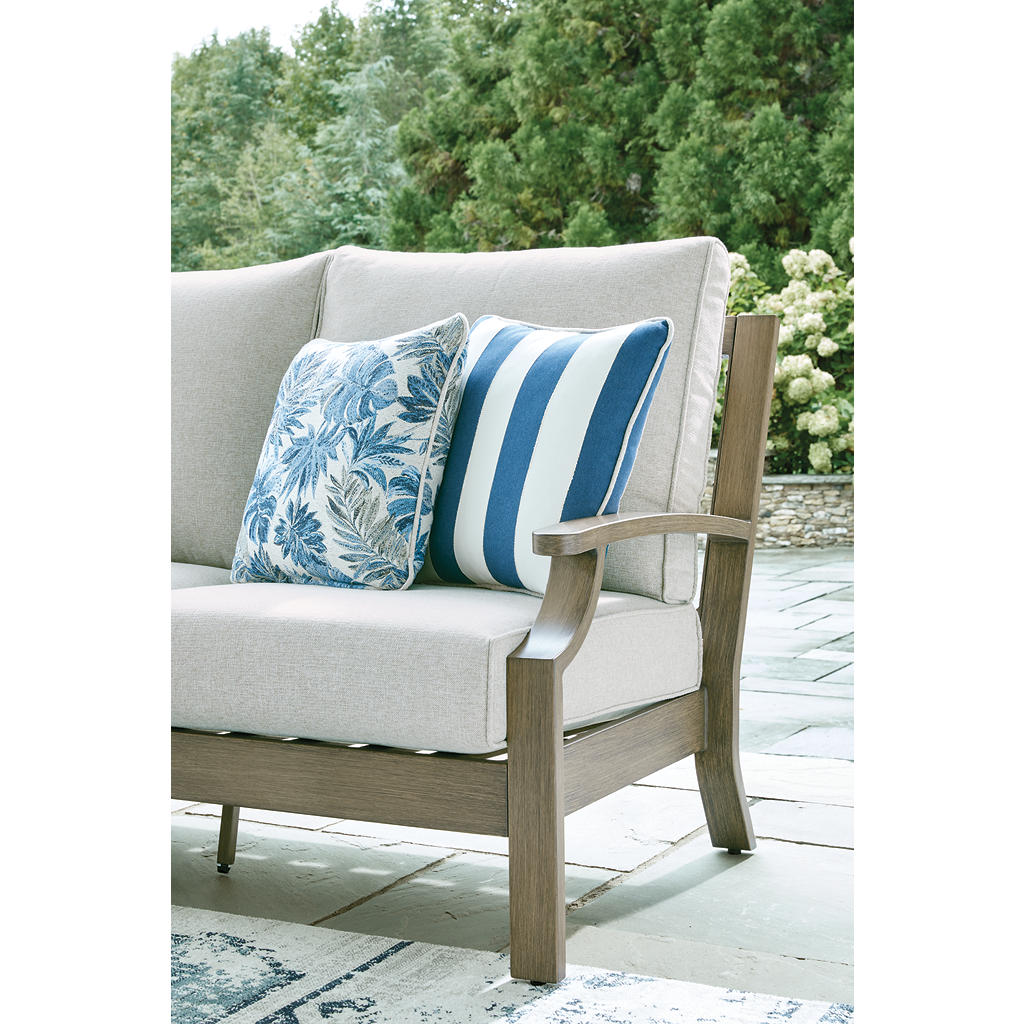Rainier Ranch Outdoor Sofa with Cushion Signature Design by Ashley® Outdoor