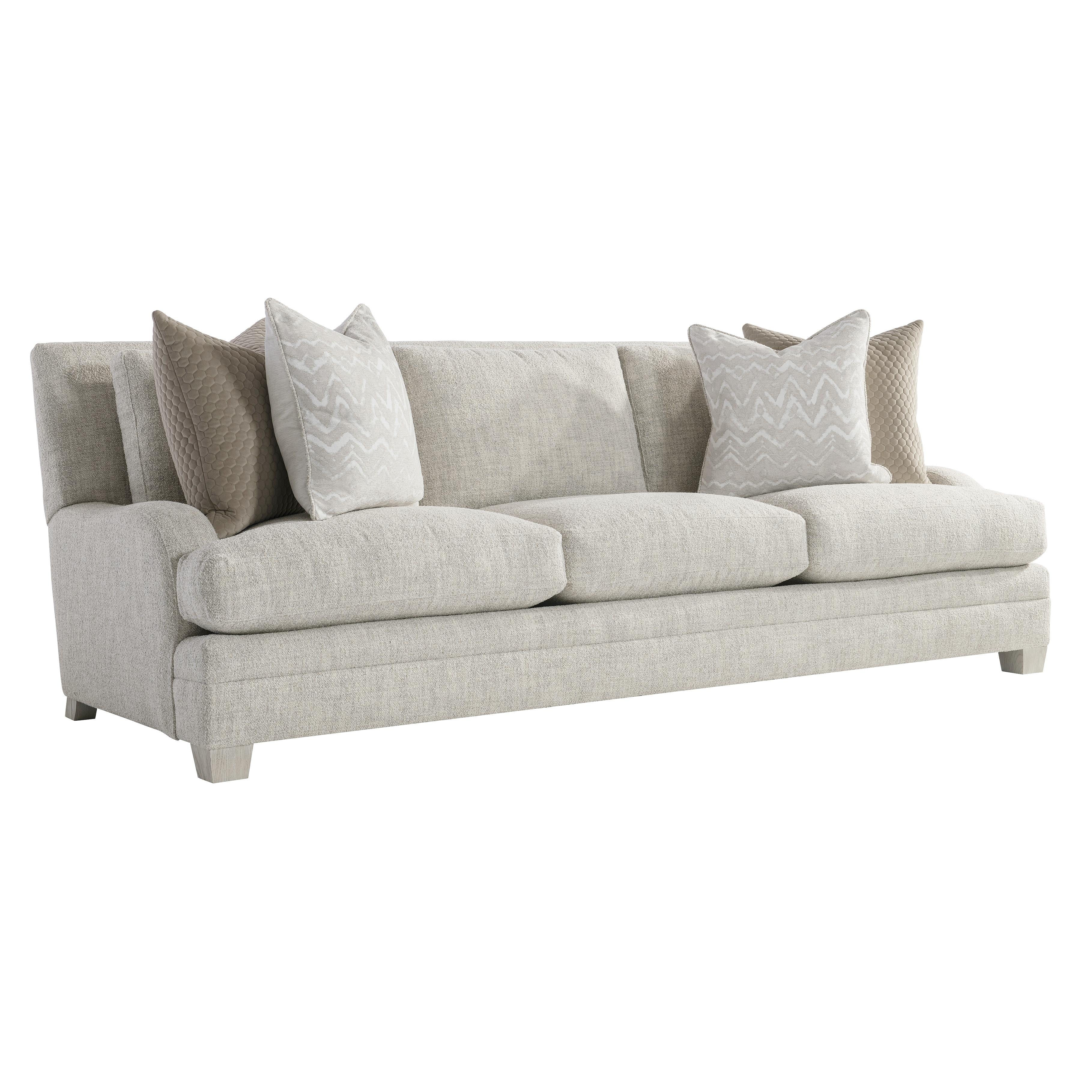 Bernhardt Rollins Fabric Sofa — Low Arms, Lofty Comfort Bernhardt Sofa