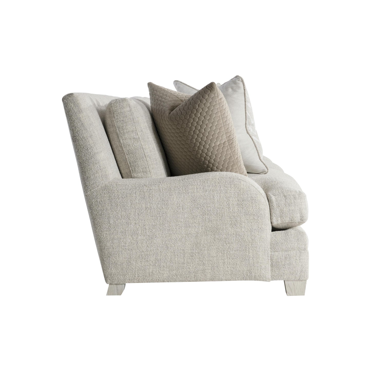 Bernhardt Rollins Fabric Sofa — Low Arms, Lofty Comfort Bernhardt Sofa