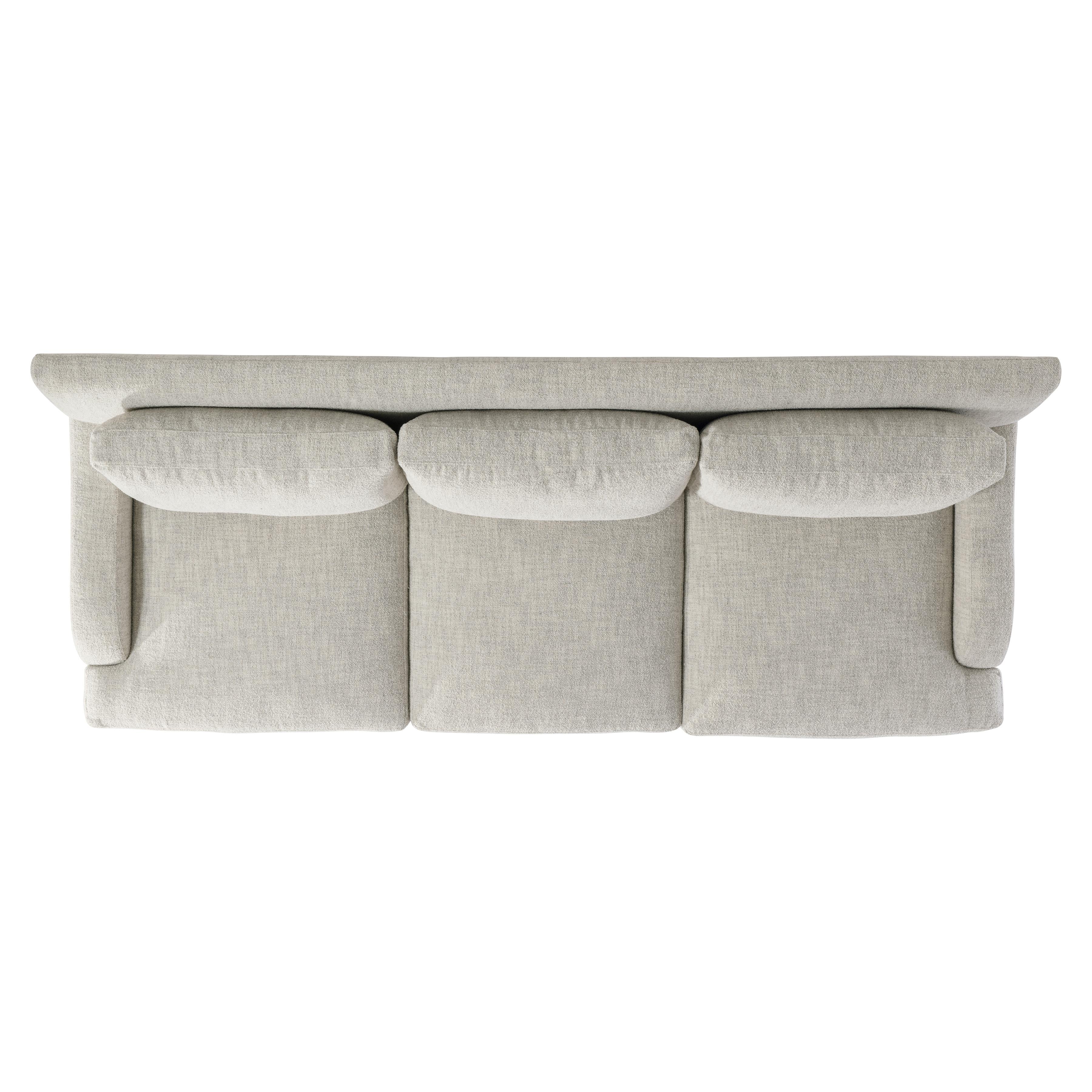 Bernhardt Rollins Fabric Sofa — Low Arms, Lofty Comfort Bernhardt Sofa