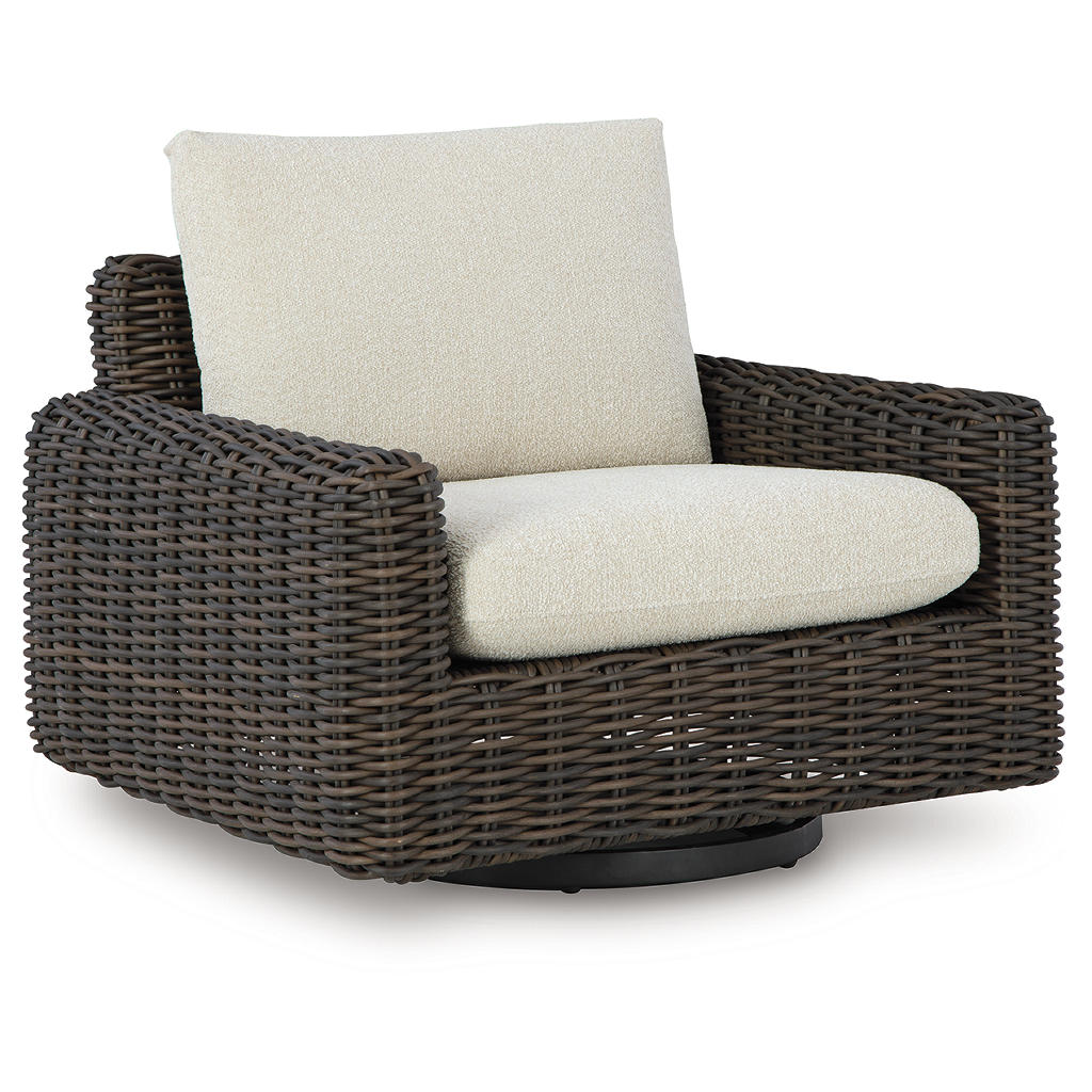 Kimora Outdoor Swivel Lounge Chair Signature Design by Ashley® Outdoor