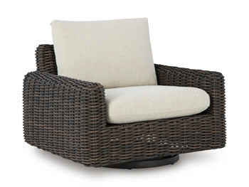Kimora Outdoor Swivel Lounge Chair Signature Design by Ashley® Outdoor