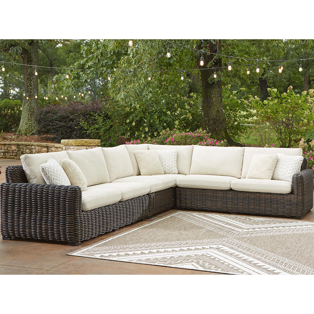 Kimora 4-Piece Outdoor Sectional Signature Design by Ashley® Outdoor