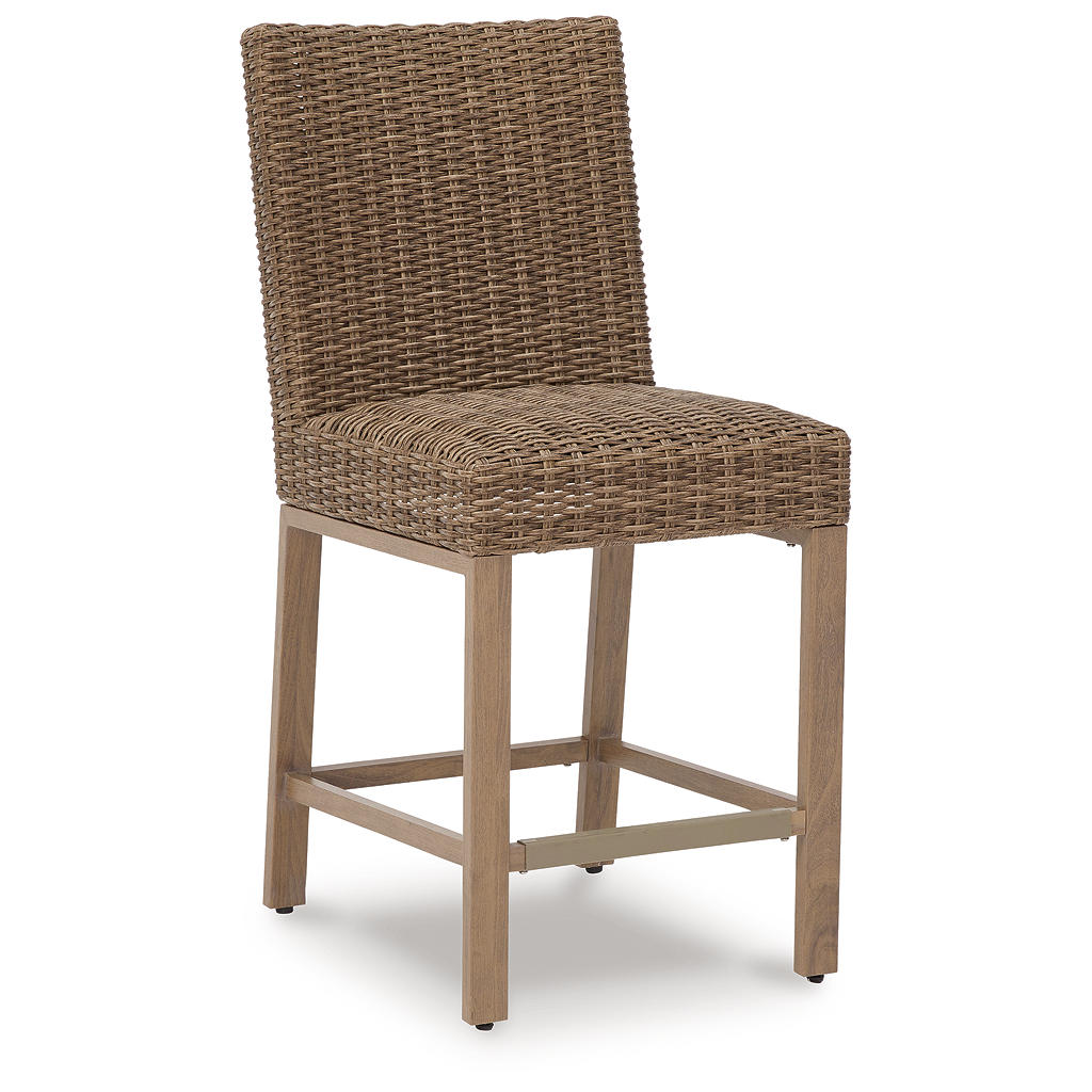 Walton Bridge Outdoor Bar Table and 4 Barstools Signature Design by Ashley® Uncategorized