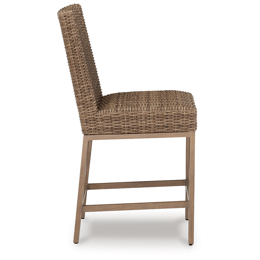 Walton Bridge Outdoor Bar Table and 4 Barstools Signature Design by Ashley® Uncategorized