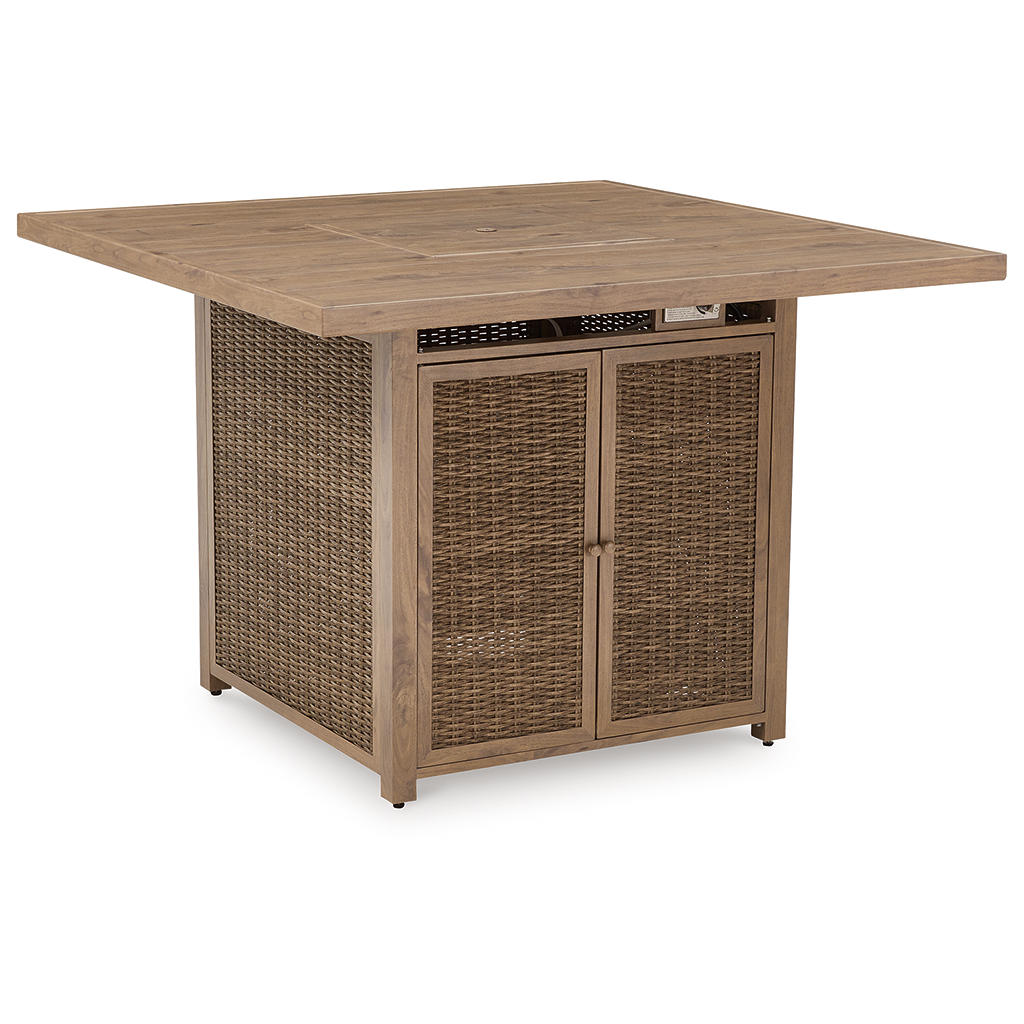 Walton Bridge Outdoor Bar Table and 4 Barstools Signature Design by Ashley® Uncategorized